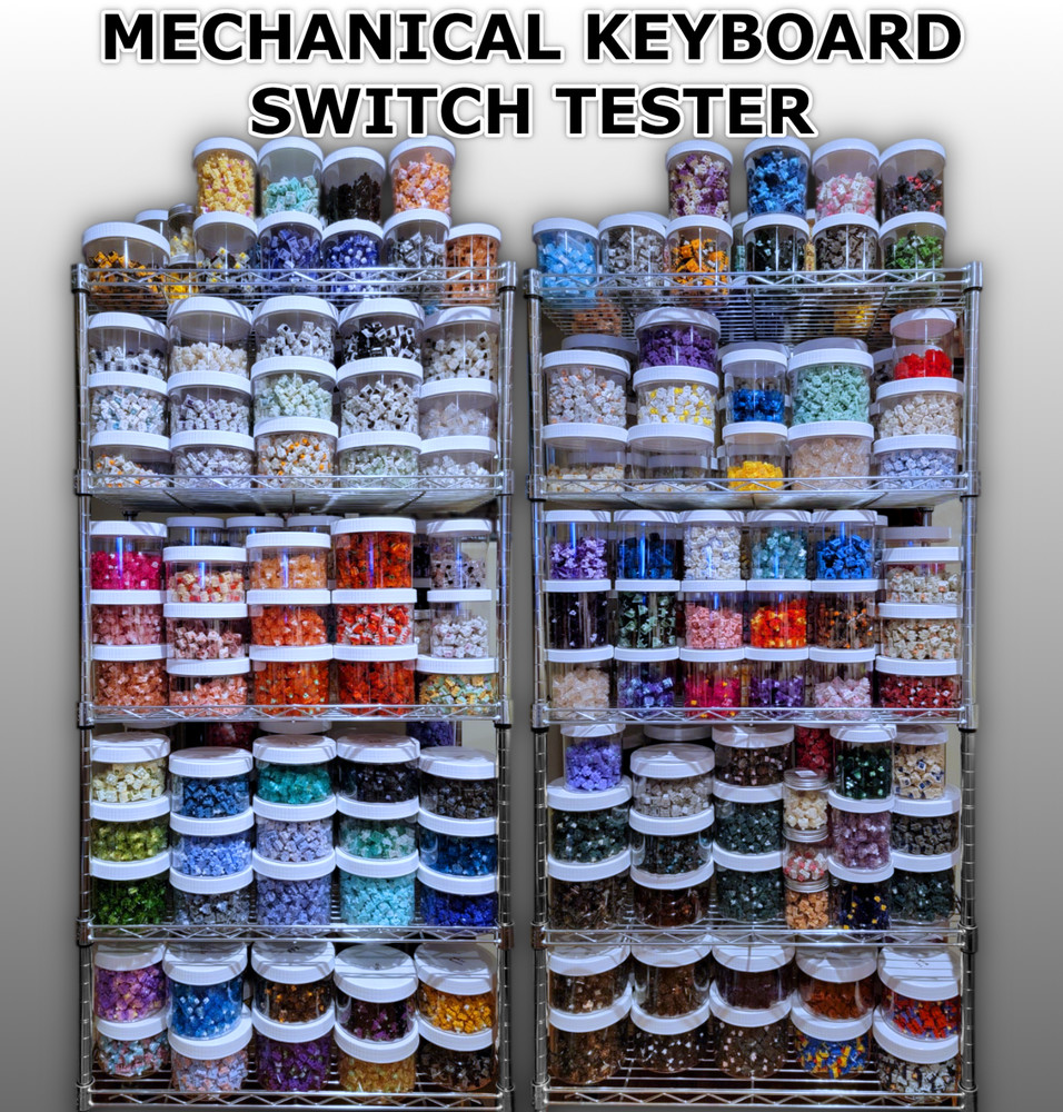 Mechanical Keyboard Switch Tester - 20 RANDOM TACTILE SWITCH SAMPLE PACK
