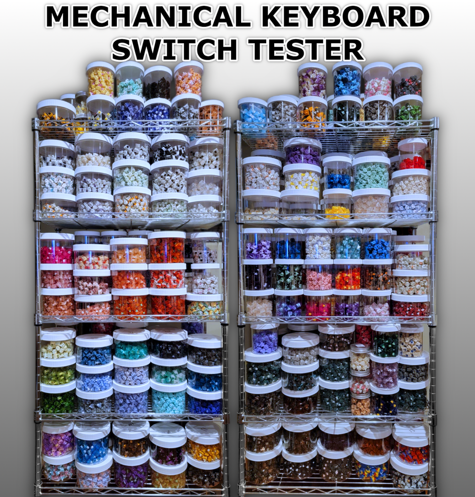 Mechanical Keyboard Switch Tester - 20 RANDOM TACTILE SWITCH SAMPLE PACK