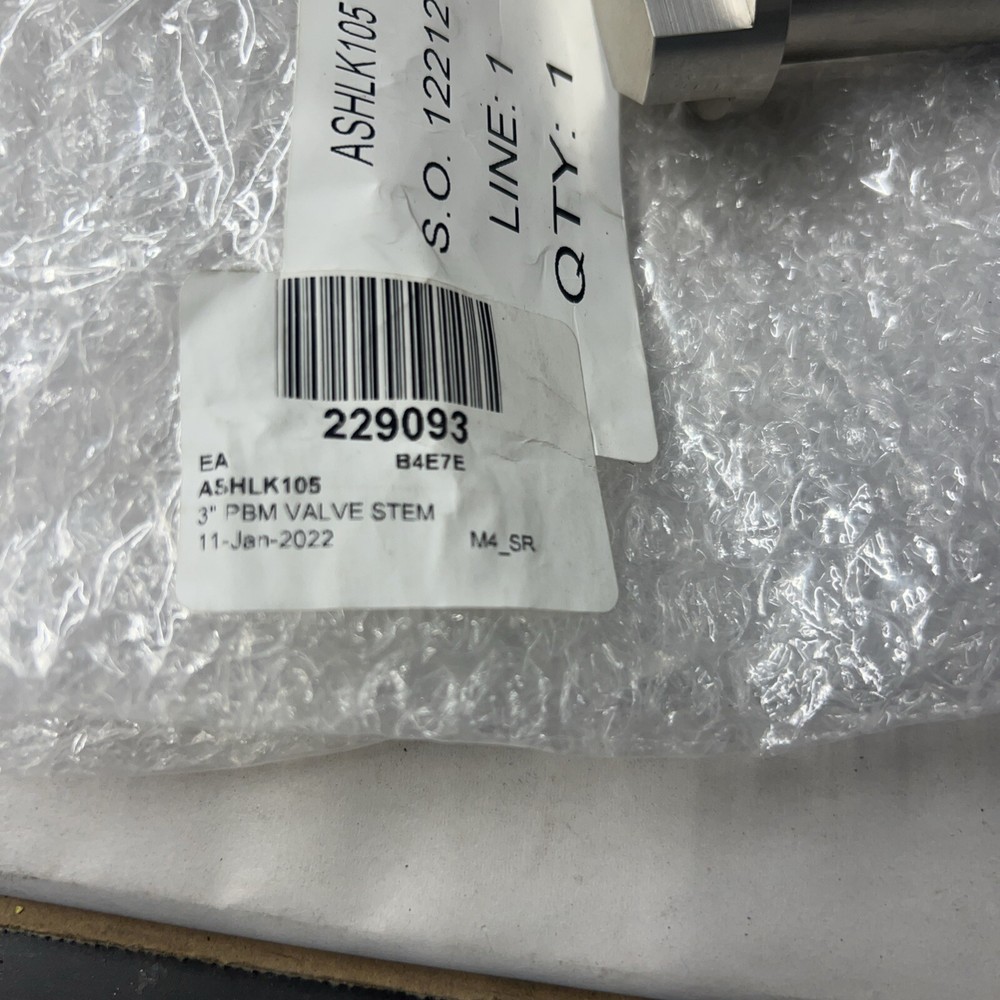 PBM 3” Valve Stem ASHLK105 New