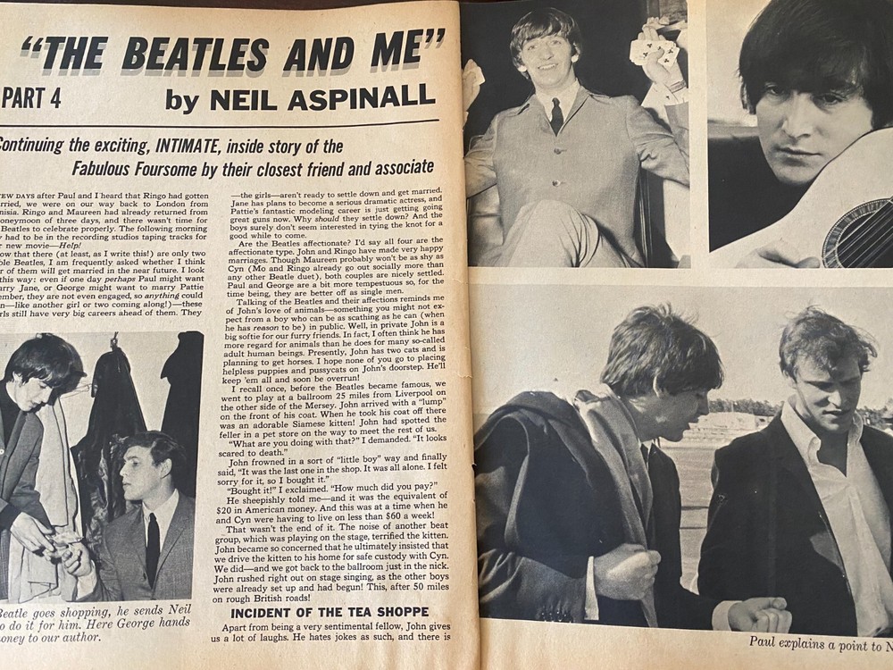 The Beatles, Three Page Vintage Clipping