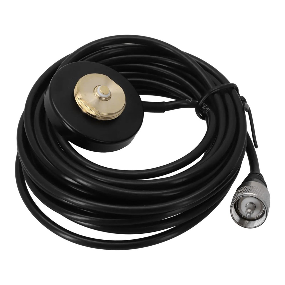 Convenient NMO Magnet Mount Base for UHF NMO Antennas 5M Cable Easy Setup