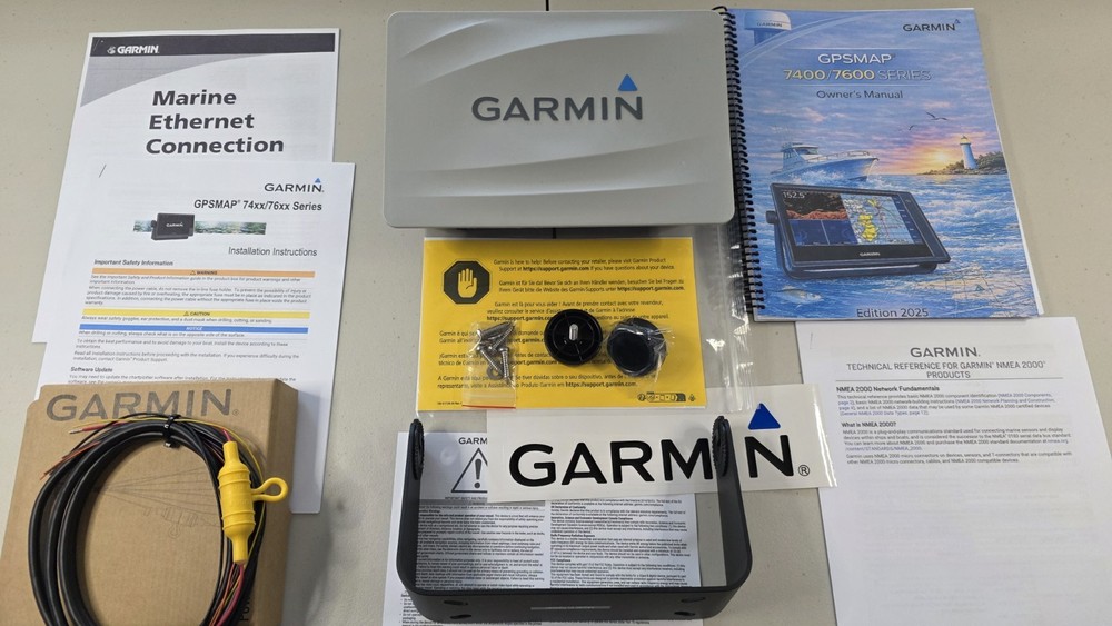 Garmin GPSMAP 7608 8" Marine GPS Chartplotter – Touchscreen – Complete Kit]