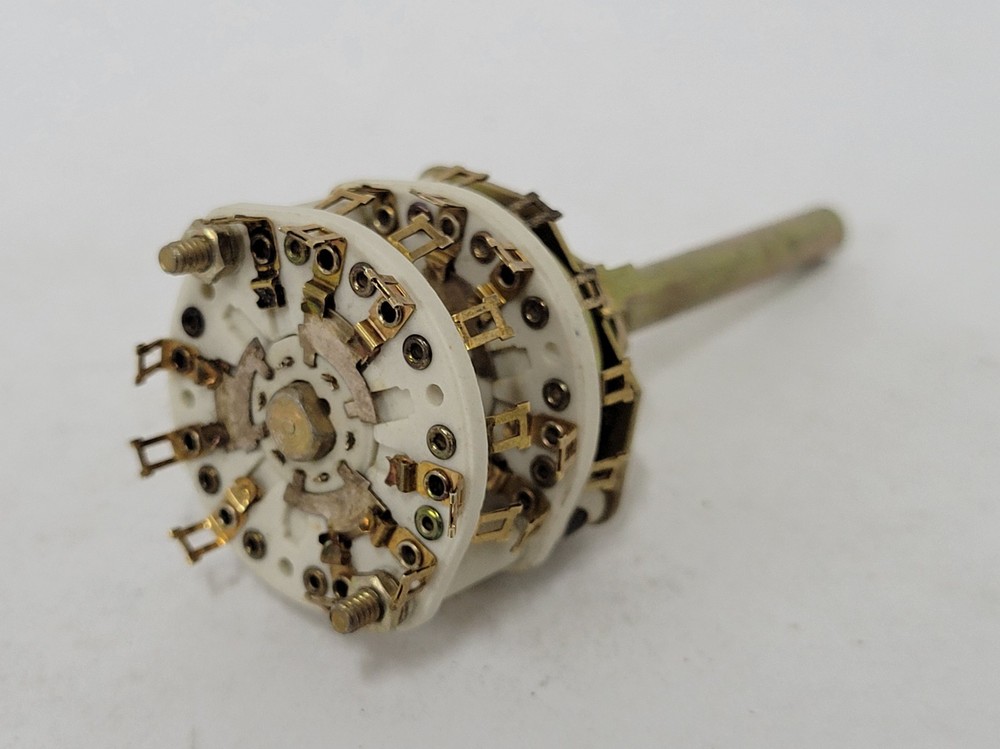 4X CLR 12 pole 2 position ceramic rotary switch - 89R1705-1