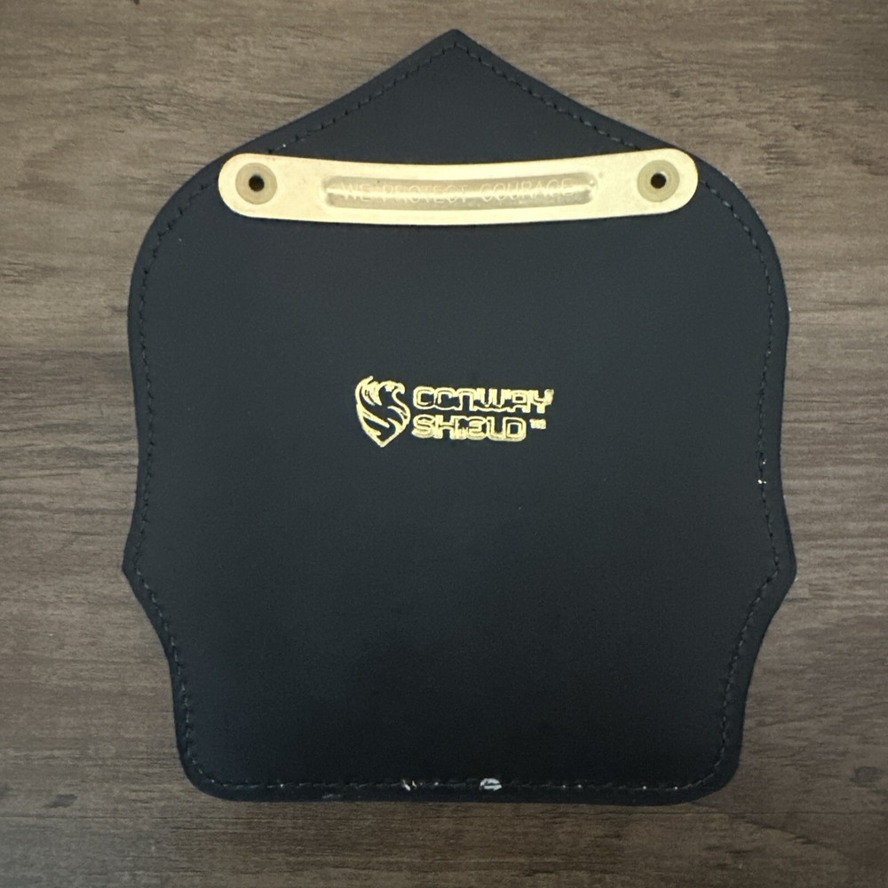 Leather Firefighter Helmet Shield