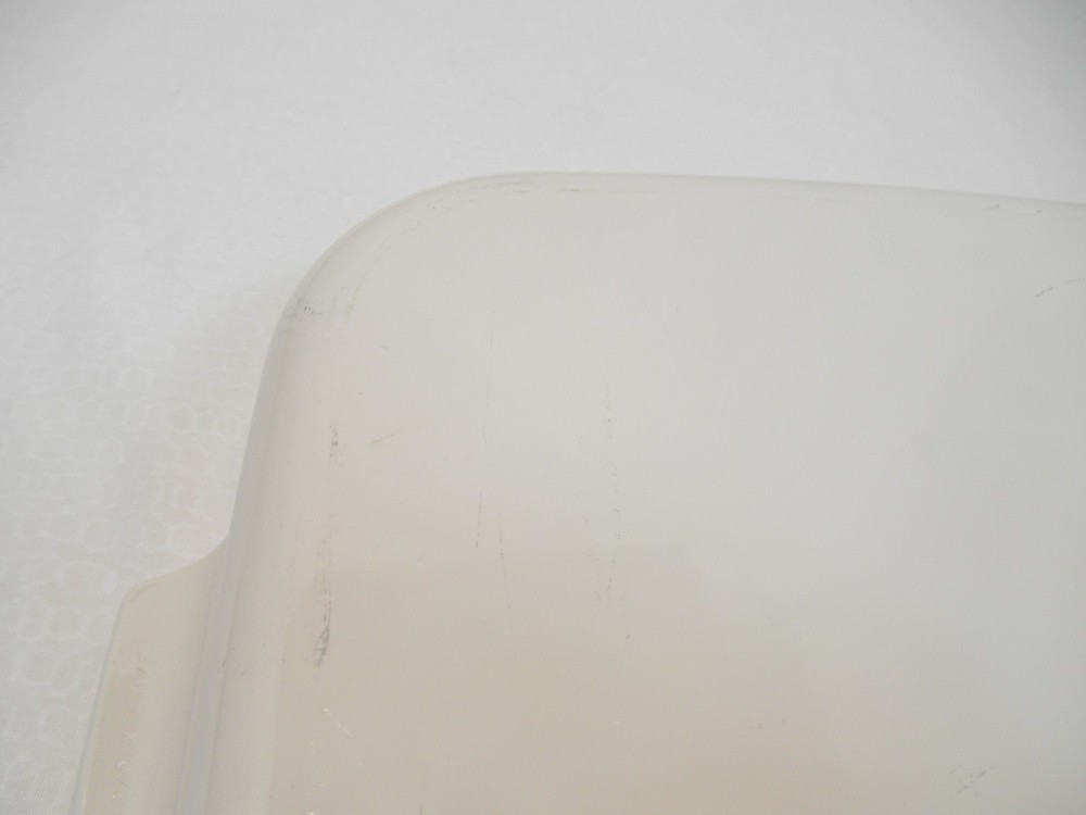 Corningware Abundance Rectangular Lasagna Baker Roast Dish Cream Color