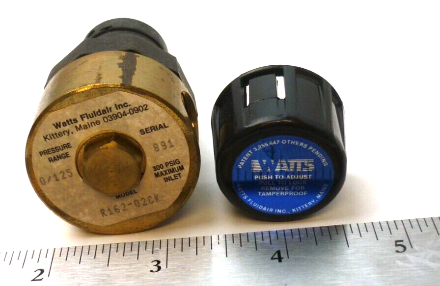 Watts Fluidair Regulator, pn R162-02CK