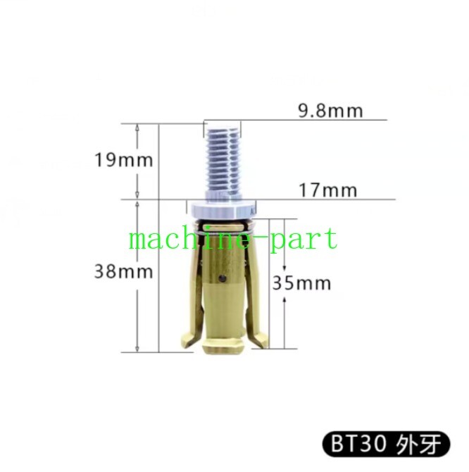 New 1Pc BT30 4 Petal Clamp Pull Claw CNC Spindle 45 Degree Outer Screw Pull