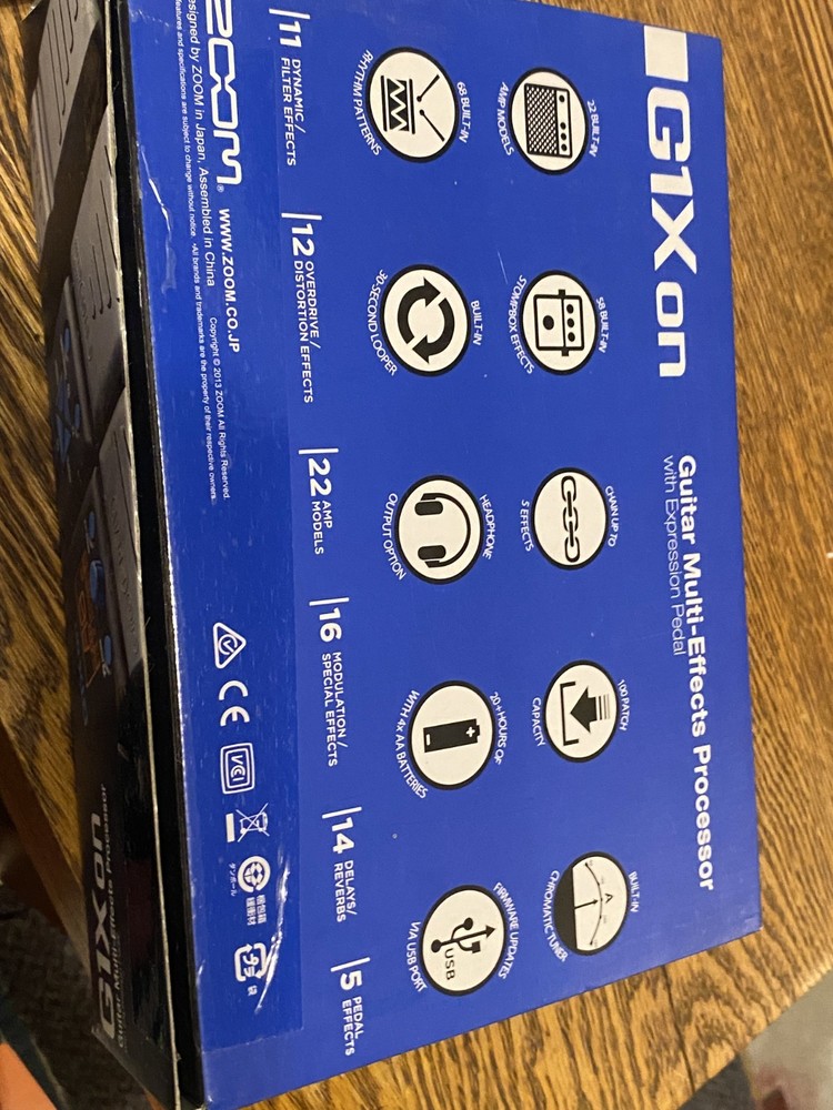 New old stock G1X on Guitar Multi-Effects Processor with Expression Pedal