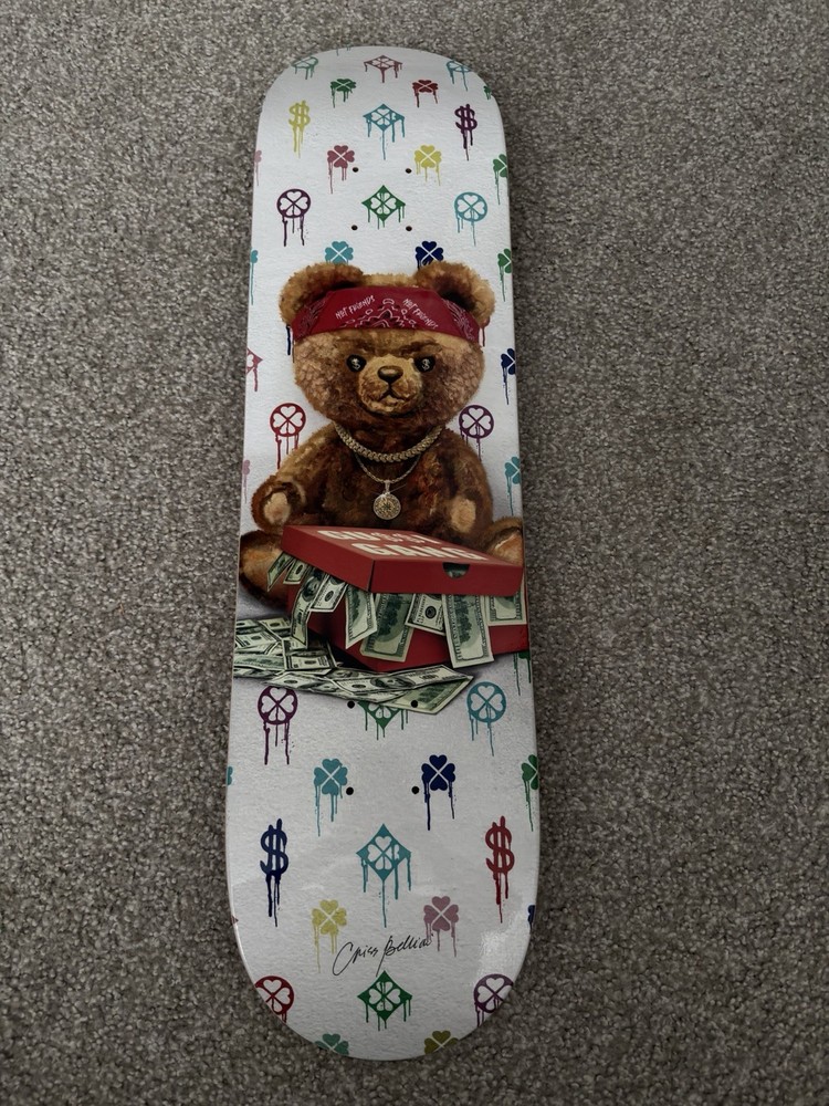 Criss Bellini Skateboard Teddy Bear