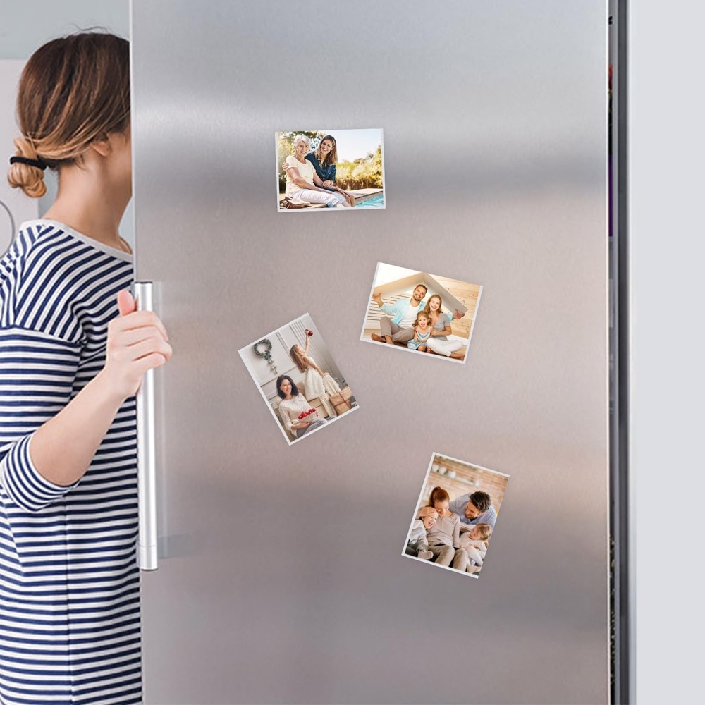 vivinin Magnetic Picture Frame, 12 Pack Frame Reusable, 4x6", 12pack