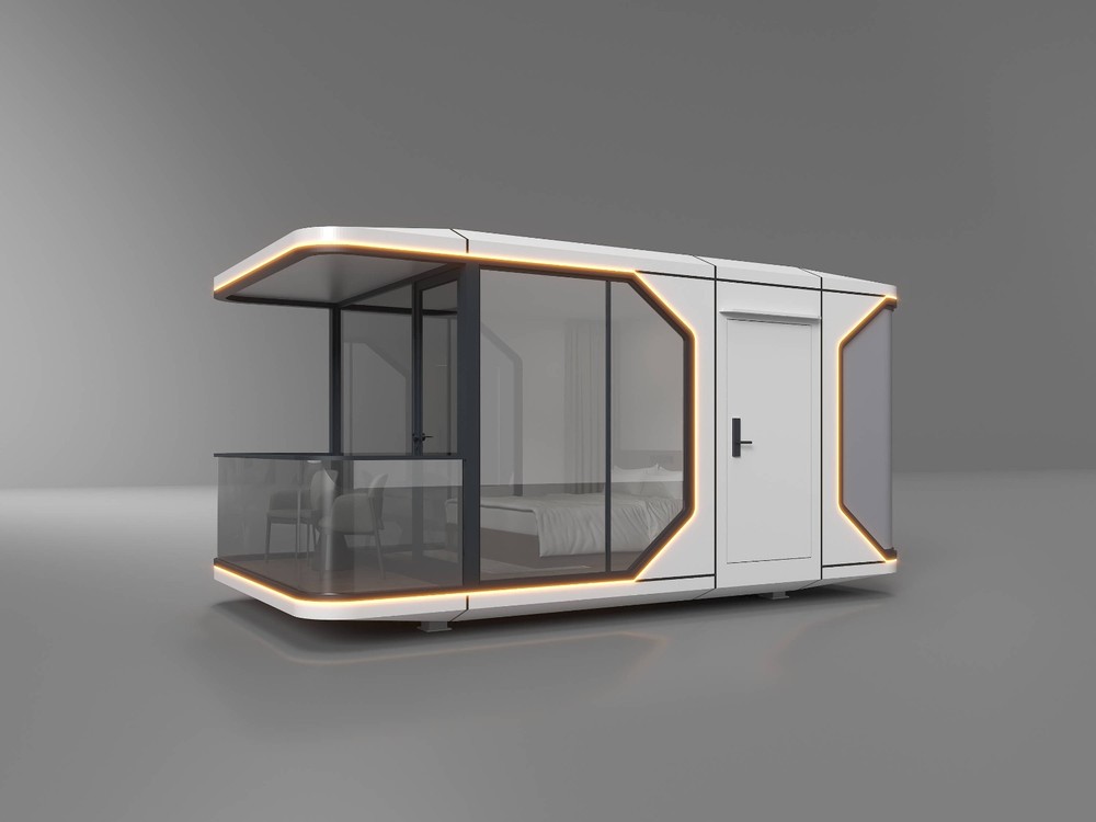 Mini Luxury Space Capsule Container Ready made Smart Homes 8.5meter