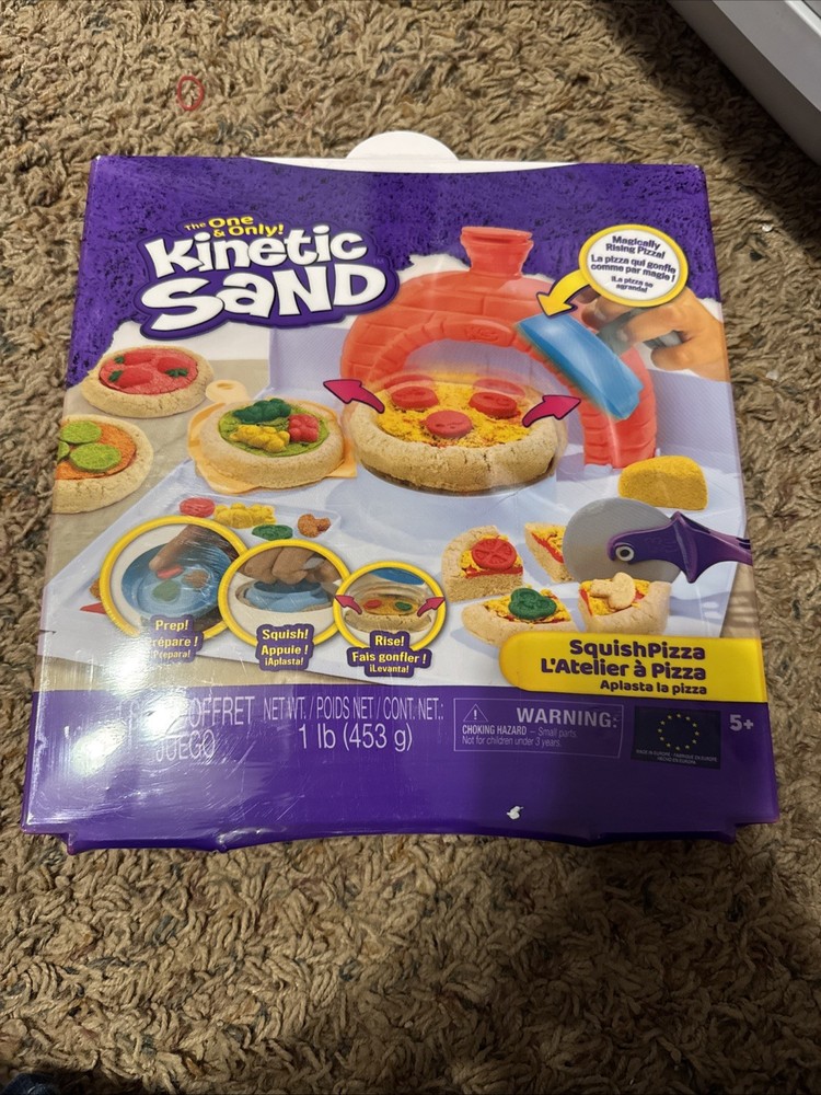 Kinetic Sand Squish Pizza Play Set