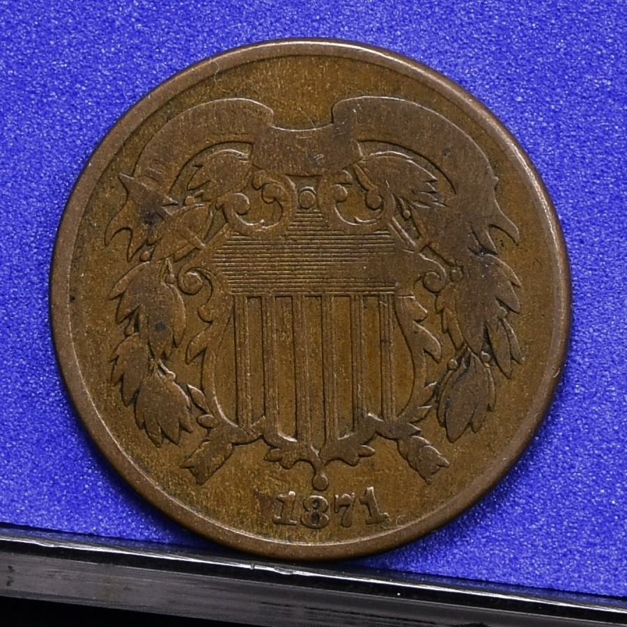 1871 Two Cent Piece - Fine (#59042-L)