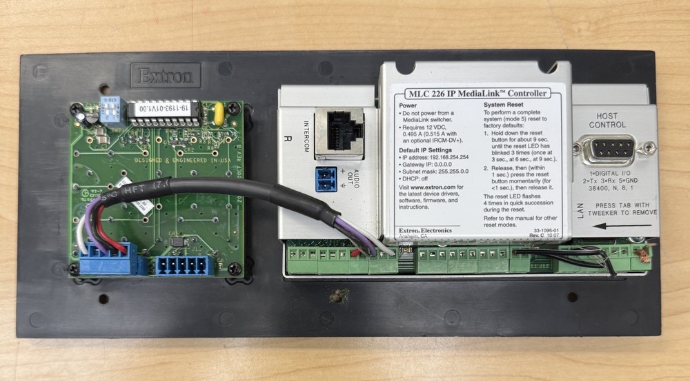 Extron MLC 226 IP DV+ Enhanced MediaLink Controller