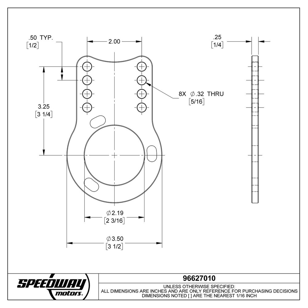 Stallard® Micro Sprint Alum. Power Steering Bracket,Black