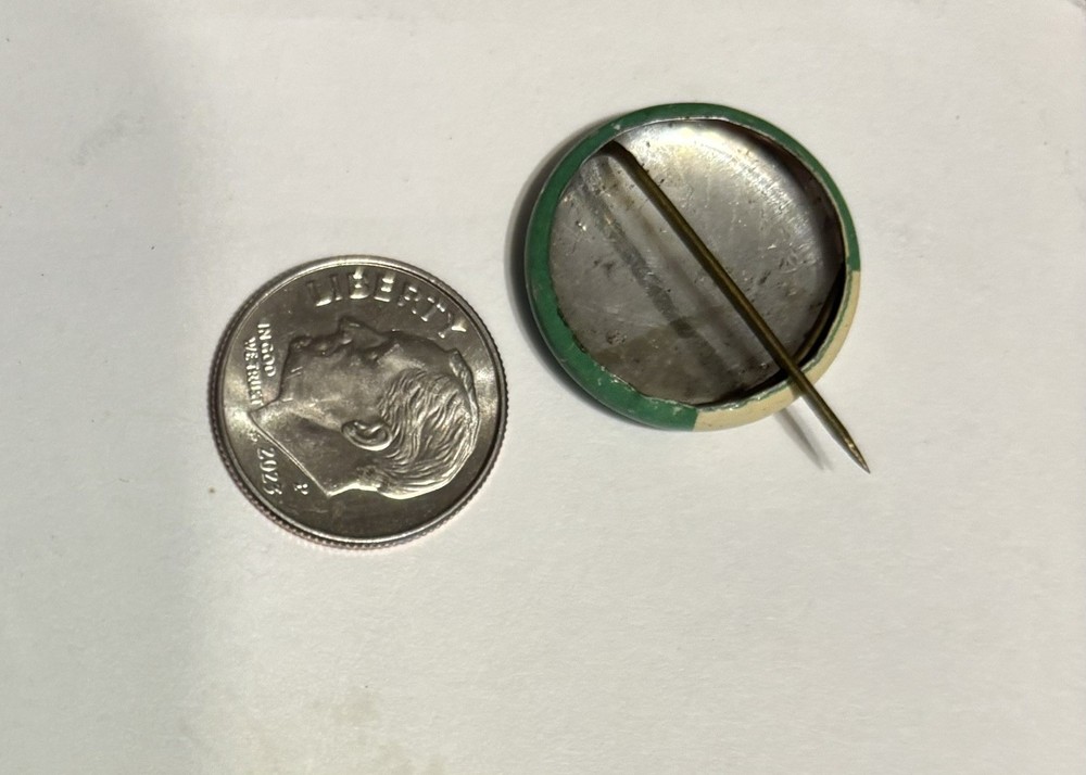 Saint Patrick Religious Pin-back 1950s