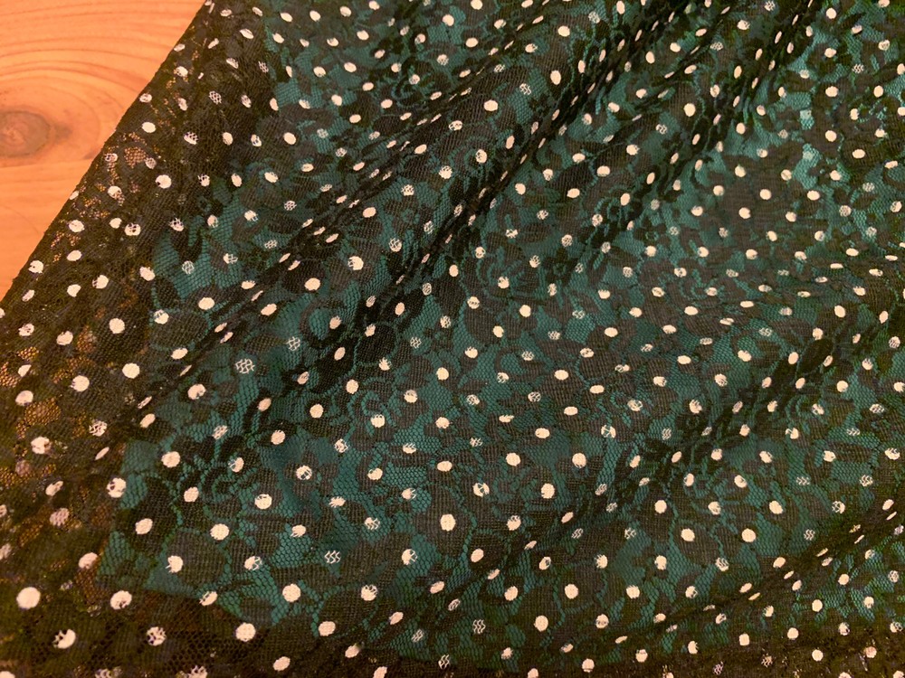 Speechless Juniors Size Medium Teal Polka Dot Dress