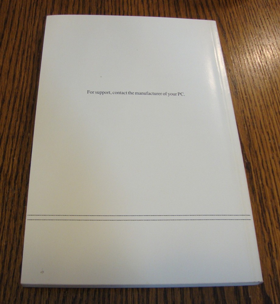 Concise User's Guide For Microsoft MS-DOS 6 - 1993 - Mint!