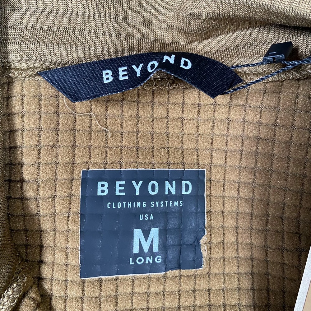Beyond A2 Krios Crew Pullover Grid Fleece Polartec Power Grid Coyote MEDIUM LONG
