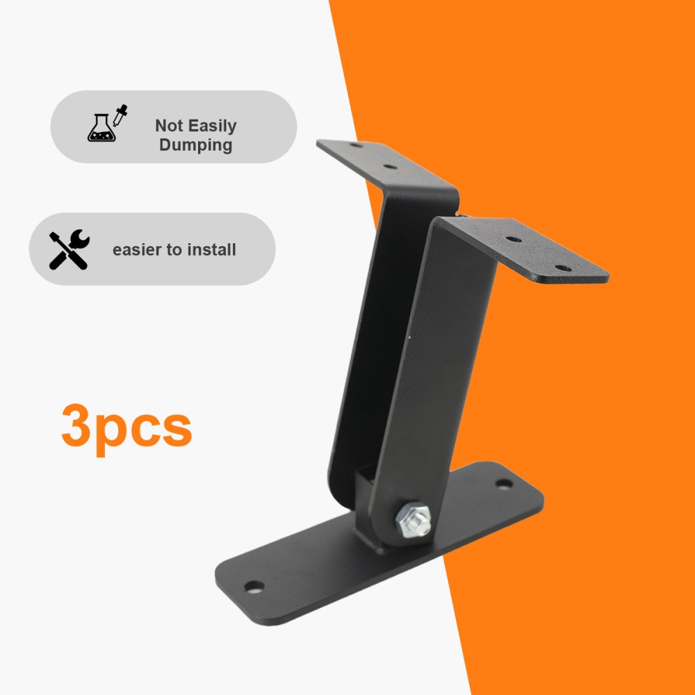 Roof Riser Brackets Kit 3pcs Adjustable Saddle Pergola Roof Riser Beam Bracket