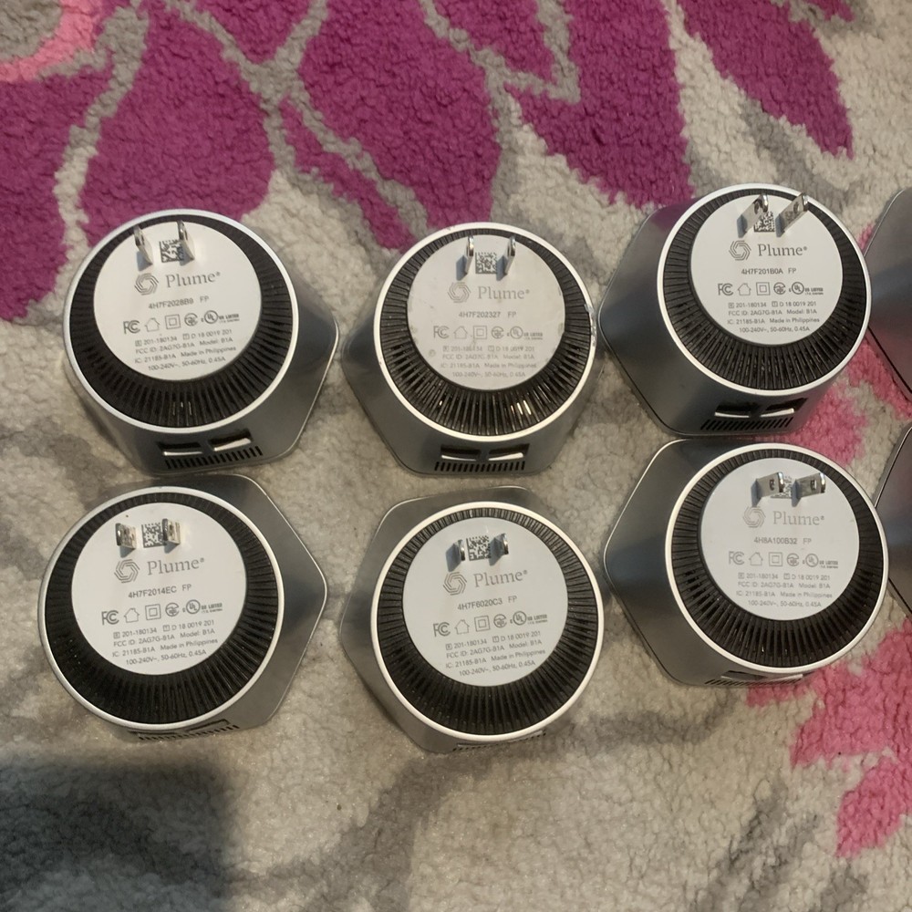 10pack Plume SuperPod Adaptive WiFi Mesh HomePass Model B1A Powers On / Linked