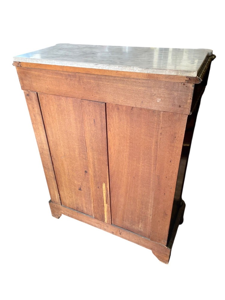 🏛️ Servant Napoleon III Original 19th Century with Marble Top Sideboard