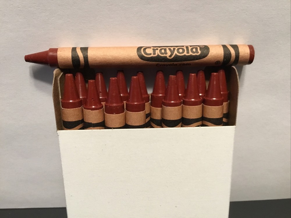 (16) Crayola Crayons (chestnut) BULK