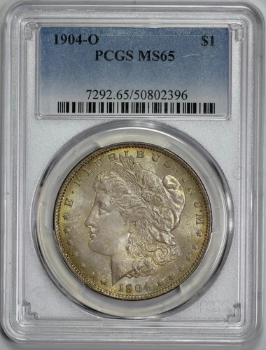 1904 O Morgan Silver Dollar PCGS MS-65