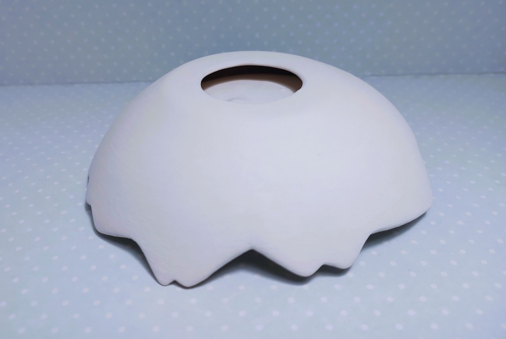 Large Cracked Egg Shell ~ Ceramic Bisque Ready to Paint