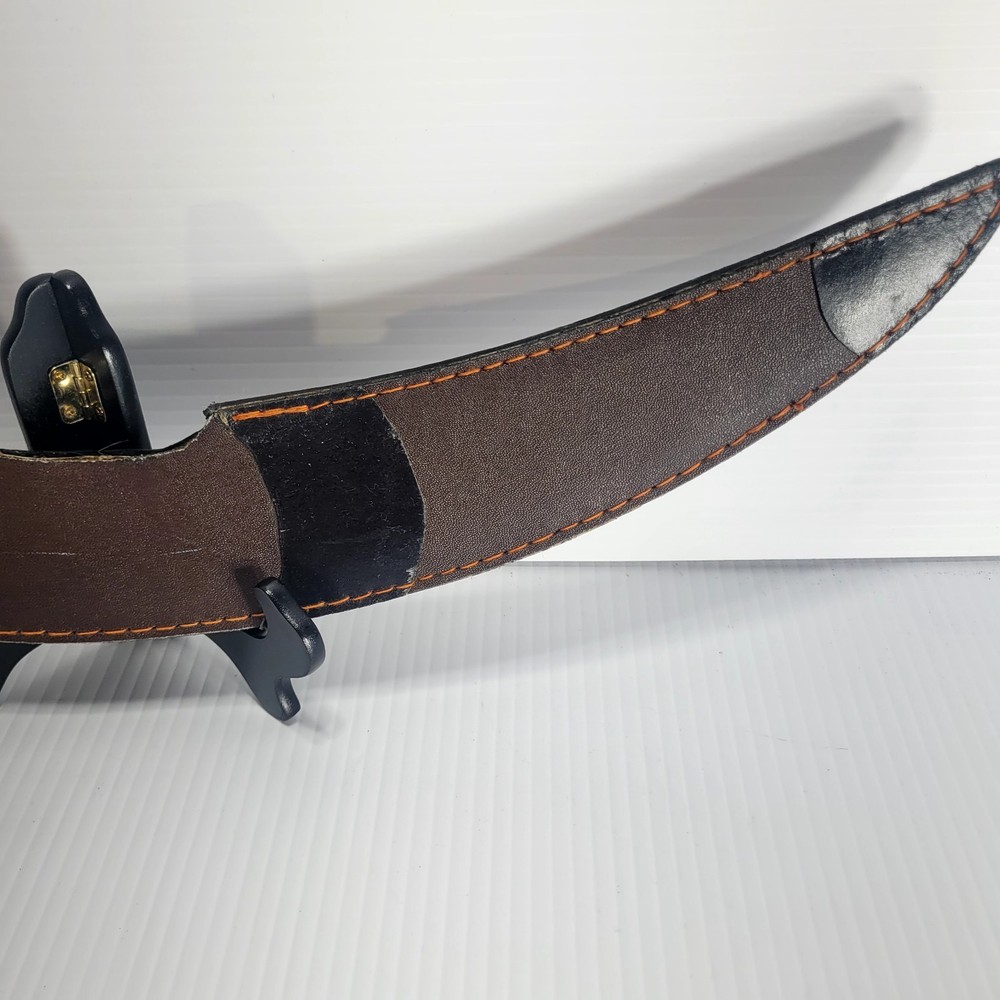 Sword replacment Leather Sheath 21" Long real leather ⭐️⭐️⭐️⭐️⭐️