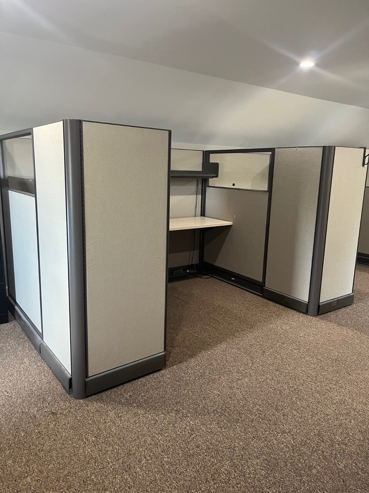 Three Office cubicals
