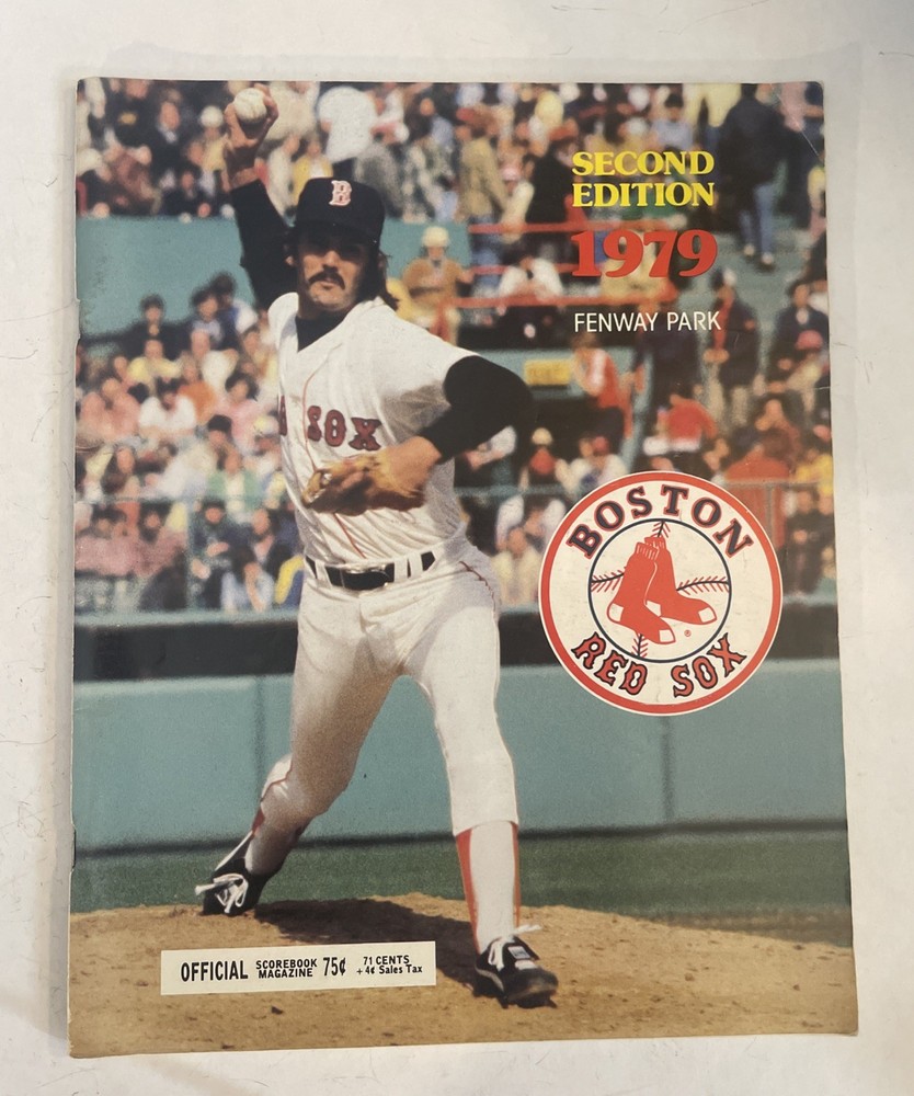 1979 Boston Red Sox vs. Oakland Athletics Baseball Game Program