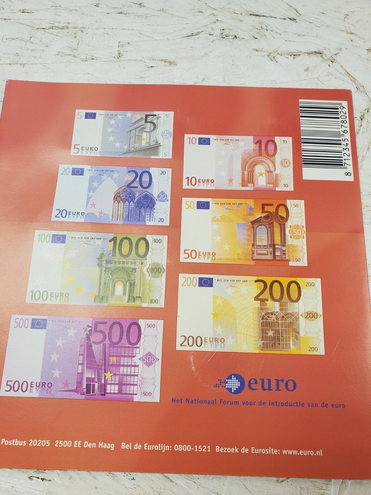 NETHERLANDS 2002 EURO MINT INITIAL COIN SET (bb8)