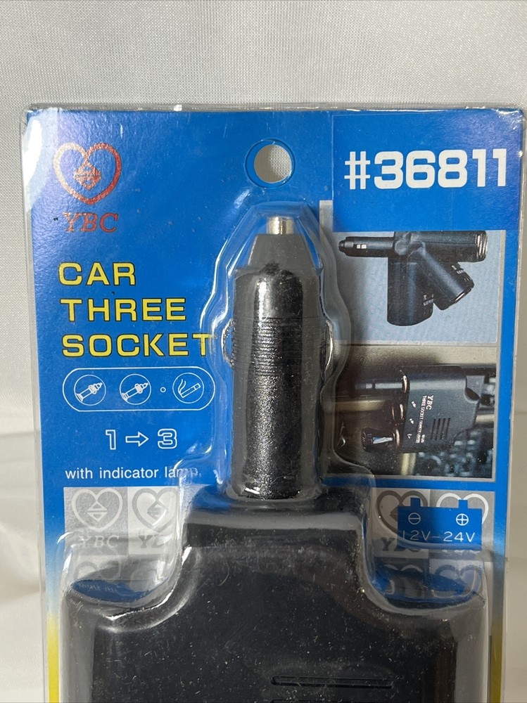 3 Socket Cigarette Lighter Adapter