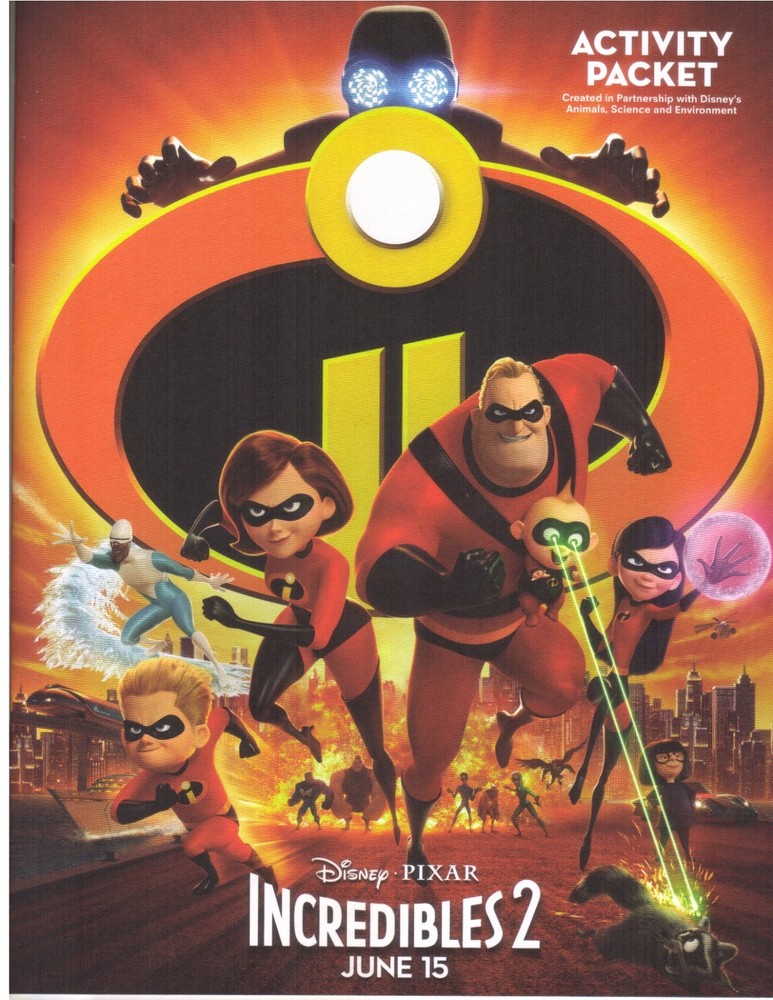 Incredibles 2 Activity Packet