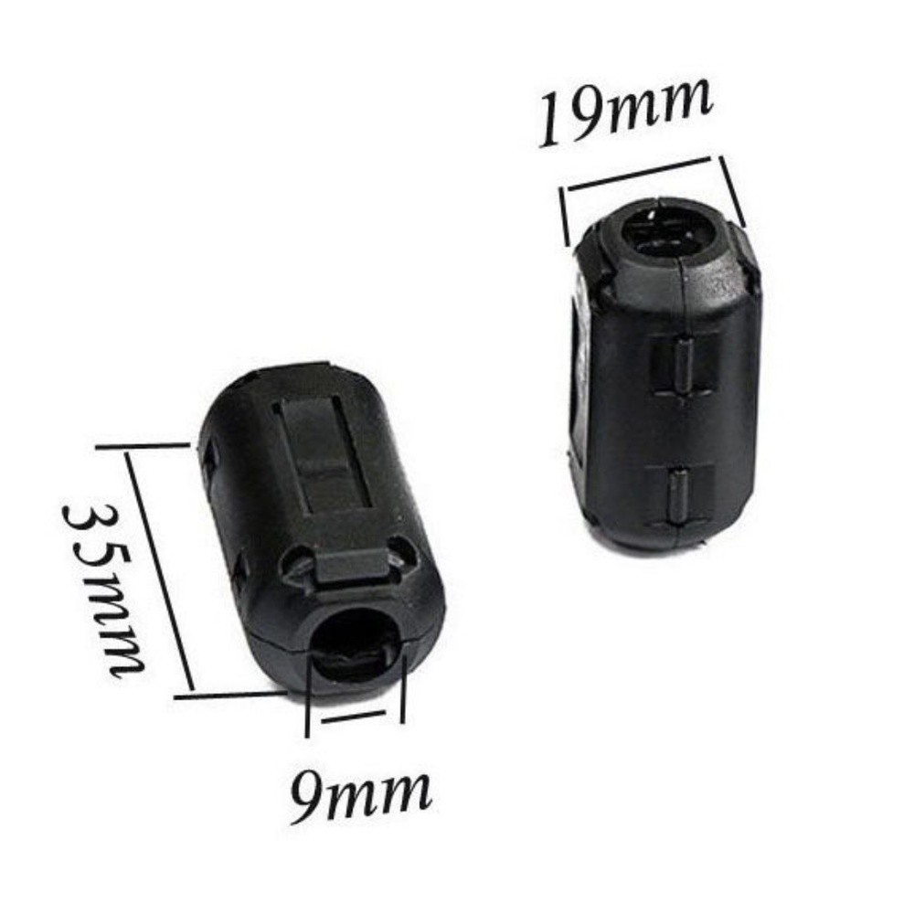 Ferrite Core Clip Set 48PCS with Six Sizes for Signal Interference Suppression
