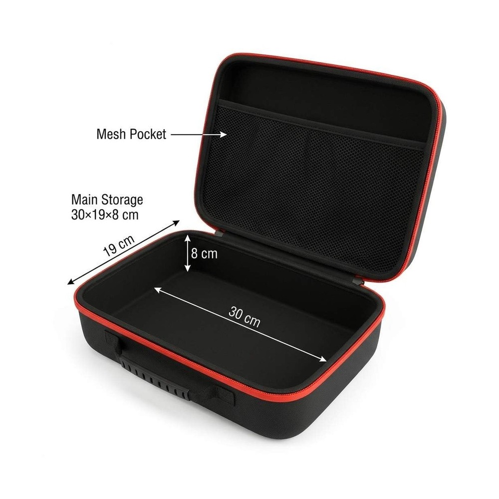 QWORK Compact Tool Storage Case 33×22.5×9cm – Shock‑Resist