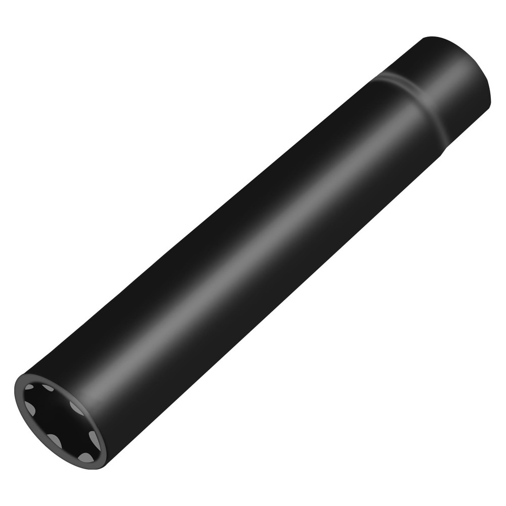 Spike Lug Nuts Socket Key with 7 Spline, Spiked Nut Full Size, Black