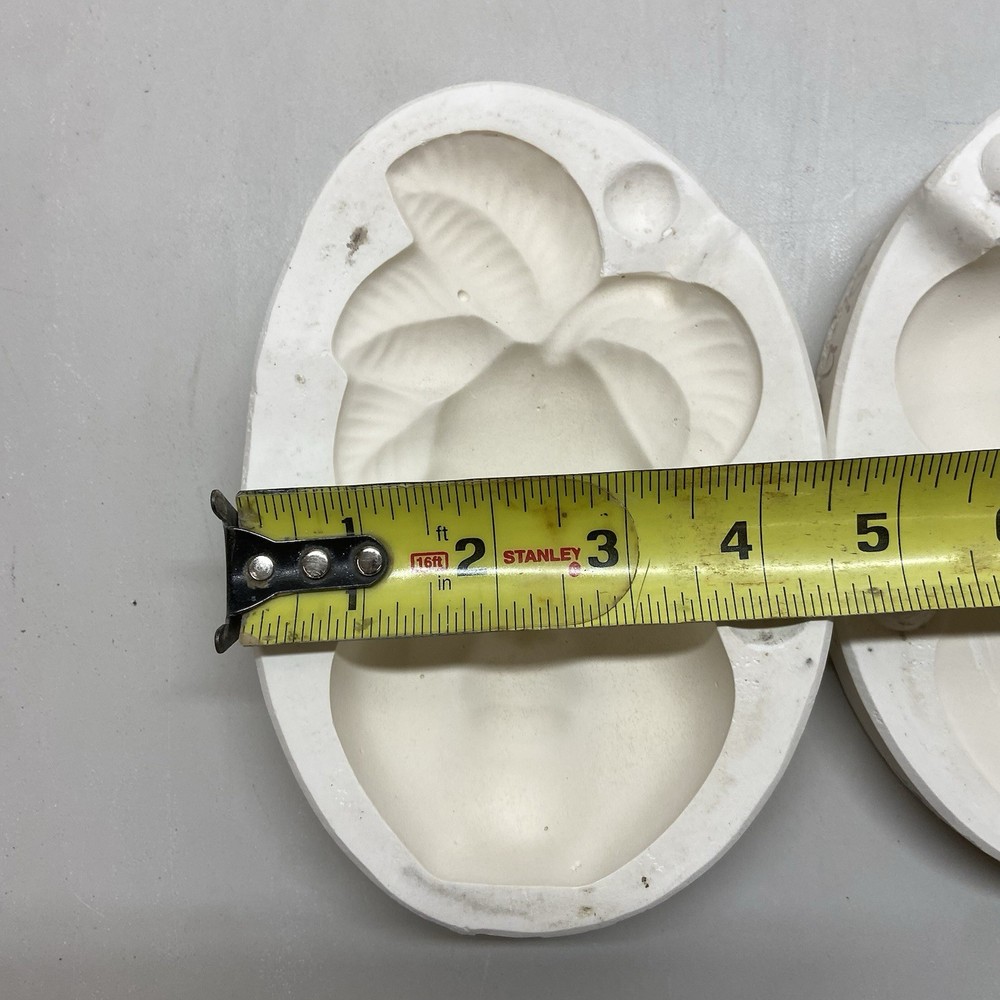 Ceramic Slip Casting Mold Avocado Fruit Face Plaque