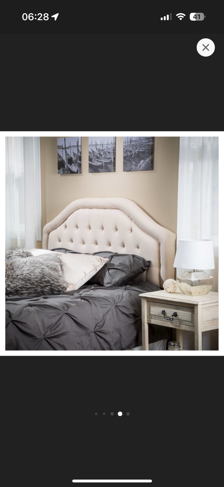Christopher Knight Home Angelica Button Tufted Headboard