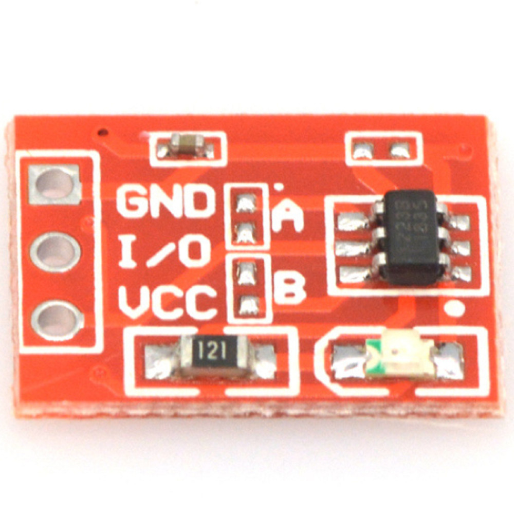 10Pcs TTP223 Touch Key Module Button Capacitive Switch Self-Locking/No-Locking A