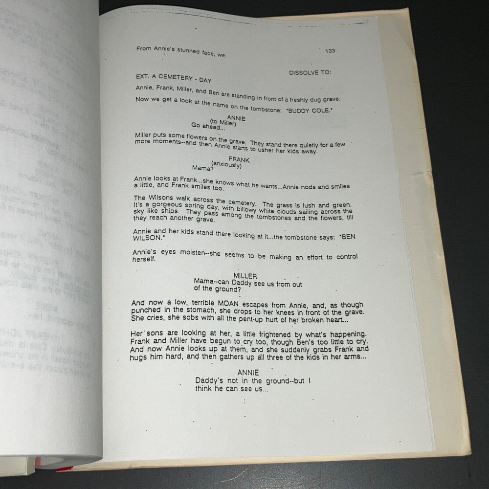 THE GIFT (2000) Sam Raimi / B.B. Thorton Horror Script CAA Agency Xerox + COA!