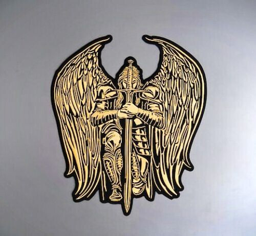 ANGEL KNIGHT large back patch for custom biker vest