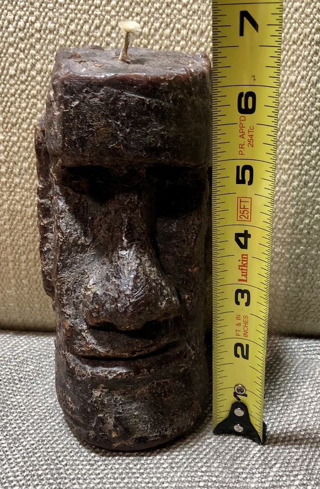 Easter Island Statue Candle 6.5”