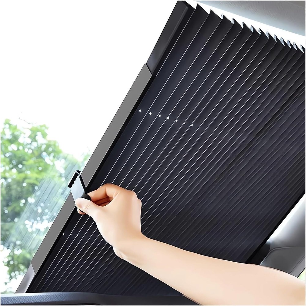 All Car Retractable Curtain with UV Protection Windshield Sunshade