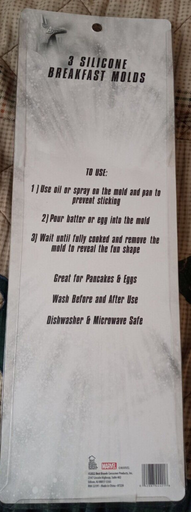 Marvel New Wakanda forever 3 pack silicone breakfast molds