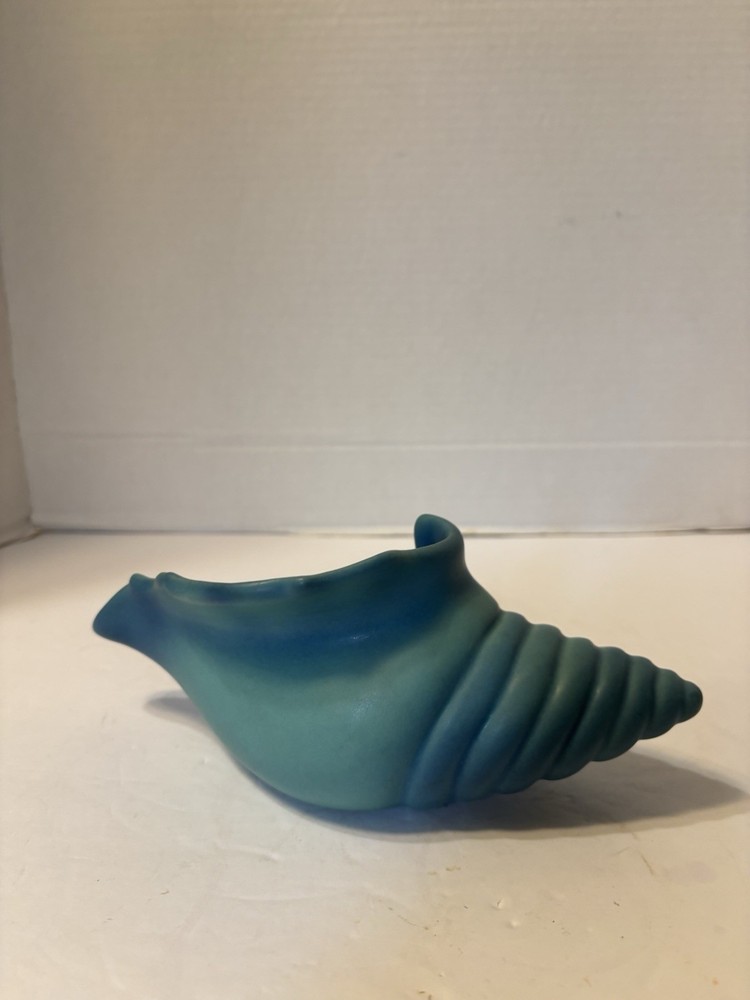 VAN BRIGGLE CONCH SHELL PLANTER