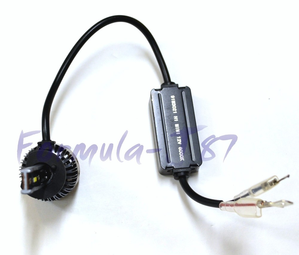 Flosser LED Mini White H1 20W Two Bulbs Head Light High Beam Replacement Upgrade