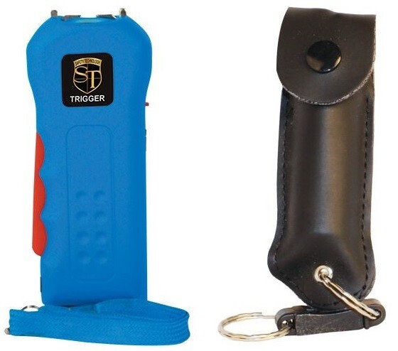 Trigger 75 Million Volt Rechargeable Stun Gun Pepper Spray