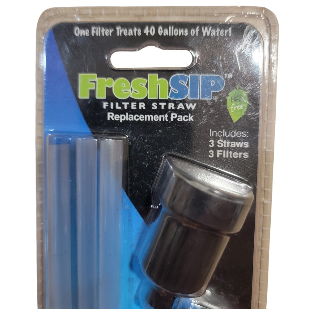 Fresh Sip Replacement Coconut Shell Carbon Technology Filter Straws New Water U